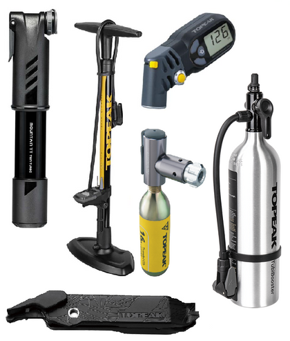 Bike Pumps, Gauges & Tyre Levers