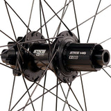 STAN'S NOTUBES - FLOW EX3 29" WHEEL - E-SYNC HUB CLOSE UP WITH SHIMANO HG DRIVER