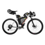 Bikepacking setup including the Apidura Backcountry Rear Top Tube Pack