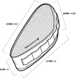 Blackburn Outpost Corner Enduro Bag dimensions