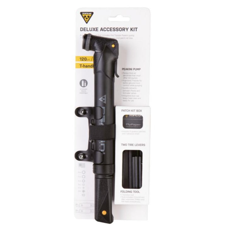 Topeak Deluxe Accessory Kit Flow Tyres NZ – FLOW TYRES