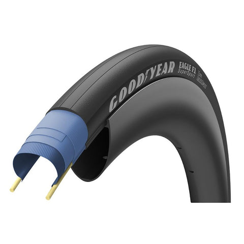 GOODYEAR - 700C EAGLE F1 SUPERSPORT TUBELESS COMPLETE ROAD TYRE CROSS SECTION