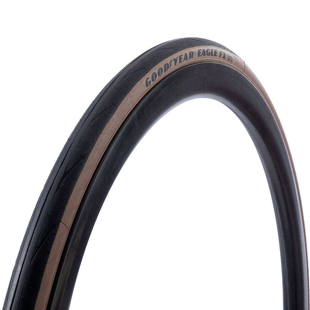 GOODYEAR　EAGLE F1　チューブタイプ　700×25c　TAN GOODYEAR - 700C EAGLE F1 ROAD BIKE TYRE | Flow Tyres NZ – FLOW TYRES