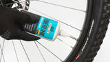 Finish Line FiberLink Pro Latex Tubeless Tyre Sealant being installed