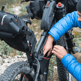 Geosmina Gen2 MTB Frame Bag - being used by rider