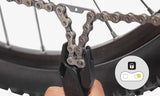 Topeak Power Lever being used on bike chain to install master links