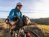 Topeak FrontLoader Bikepacking bag - being used on a mountain bike