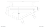 Apidura Backcountry Frame Pack - 2L - dimensions