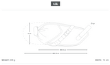 Apidura Backcountry Saddle Pack - 4.5L DIMENSIONS