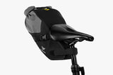 Apidura Backcountry Saddle Pack - 4.5L - MOUNTED TO BIKE - FRONT VIEW
