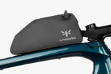 Apidura Expedition Bolt-On Top Tube Pack - 1L - Mounted to bike - side view