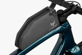 Apidura Expedition Bolt-On Top Tube Pack - 1L - Mounted to bike - top view