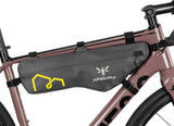 Apidura Expedition Compact Frame Pack - 4.5L - Mounted to bike - side view