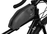 Apidura Expedition Top Tube Pack - 1L - mounted to bike - top view