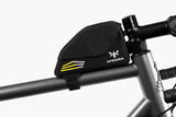 Apidura Racing Top Tube Pack - 0.5L - Mounted to bike - side view