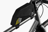 Apidura Racing Top Tube Pack - 1L - Mounted to bike - top view