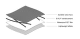 Apidura Backcountry Top Tube Pack - 1L - Material diagram
