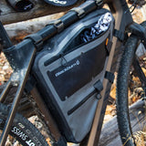 Blackburn Outpost Elite Frame Bag mounted to a bike