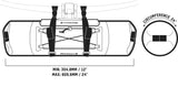 Blackburn Outpost Elite Handlebar Roll dimensions