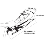 Blackburn Outpost Elite Universal Seat Bikepacking Pack dimesions