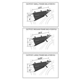 Blackburn Outpost Frame Bag size comparison