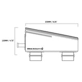 Blackburn Outpost Top Tube Bag dimensions