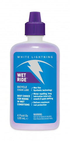 White Lightning Wet Ride Lube - 120ml / 4oz