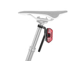 Topeak Dropper Post Mount being used with a rear light