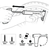 Blackburn Mammoth Anyvalve Mini Pump instruction diagram