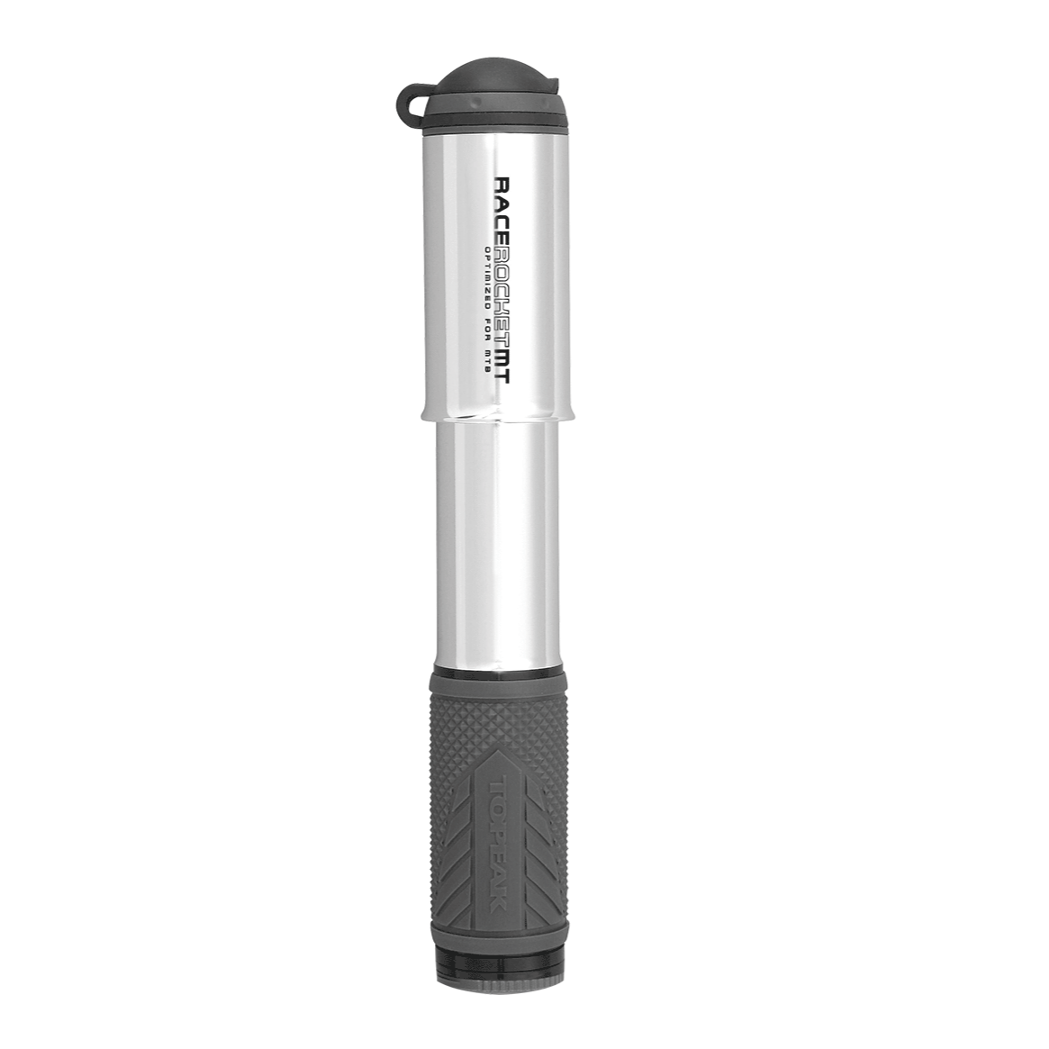 Pompe à Vélo Topeak Racerocket MTB - Mini Pompe Aluminium Jusqu'à 90psi, Noire Unisexe