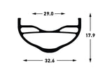 STAN'S NOTUBES - FLOW EX3 27.5" WHEEL - E-SYNC HUB - RIM PROFILE