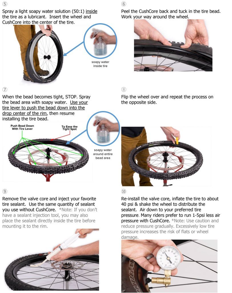 Cushcore tire pressure new arrivals