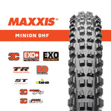 MAXXIS - 27.5" MINION DHF MTB TYRE TECHNOLOGY