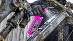 Muc-Off Nano Tech Bike Cleaner - 1L Bottle - Being sprayed onto a bike