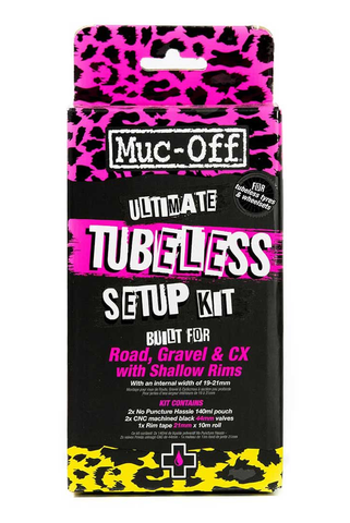 Muc-Off Ultimate Tubeless Kit - Road/Gravel/CX with Shallow Rims