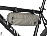 Topeak MidLoader Bikepacking Bag - 3L Green - mounted to bike