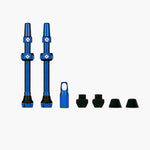 Muc-Off V2 Tubeless Presta Valves (Pair) - blue