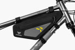 Apidura Backcountry Frame Pack - 2L - Mounted to bike - side view
