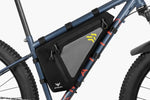 Apidura Backcountry Full Frame Pack - 4L - mounted to bike
