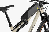 Apidura Backcountry Long Top Tube Pack - 1.8L mounted to bike