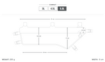 Apidura Expedition Compact Frame Pack - 5.3L - Dimensions
